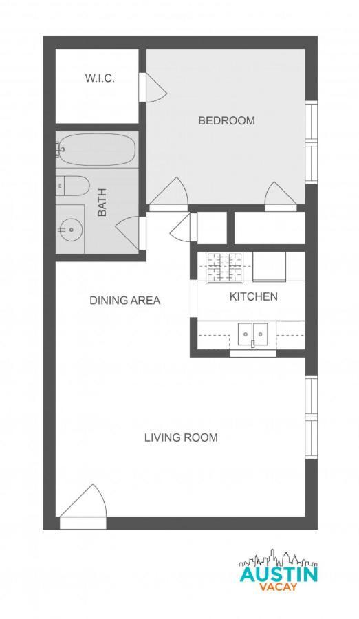 Nice Quiet Downtown Apt Pool Free Parking Austin Zewnętrze zdjęcie